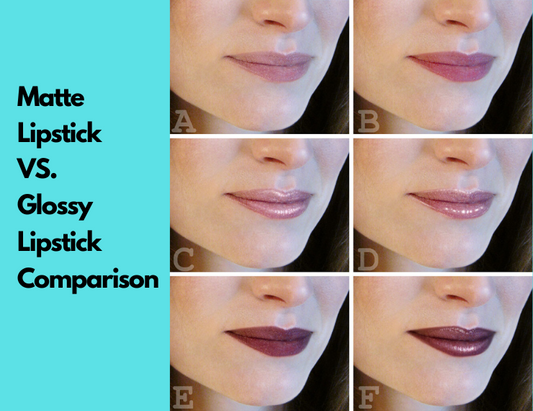 Matte Lipstick VS. Glossy Lipstick Comparison
